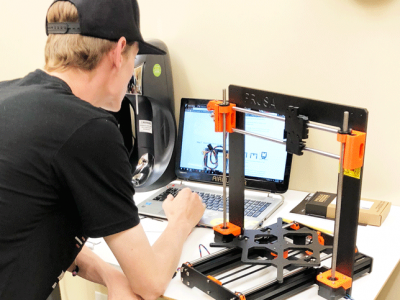 Assembly of our first 3D printer