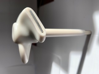 Close-up of the Kynar Super Thick coated component supplied by Fisher Company